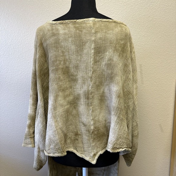 OH MY GAUZE cotton Relaxed Fit matching pants set top Lagenlook Boho S/M - Picture 4 of 16